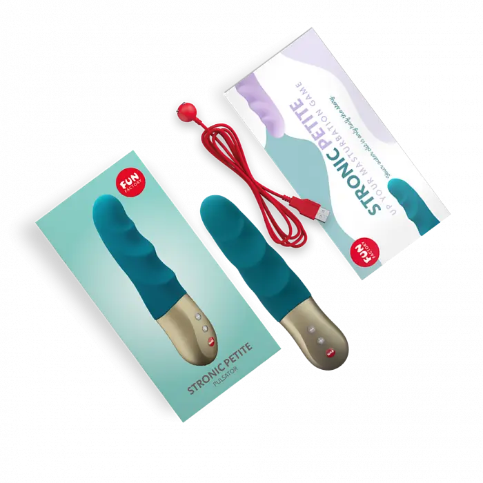 Пульсатор Fun Factory Stronic Petite Mini Pulsator Deep Sea Blue Приємний, 17х3.5см синій - фото 8