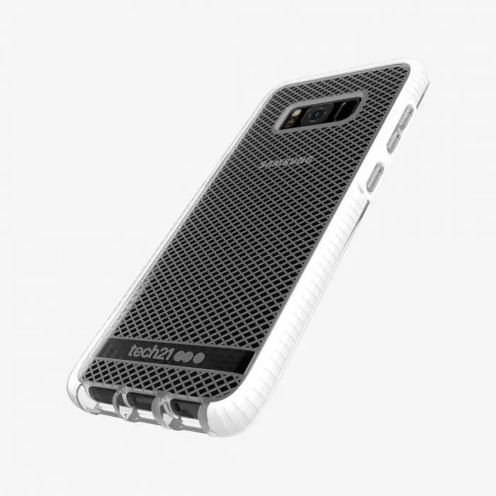 Чохол Tech21 Evo Check протиударний Samsung Galaxy S8 Plus White + Прозорий - фото 5