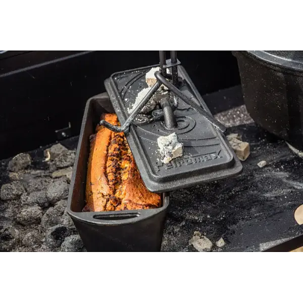 Казан-жарівня чавунна Petromax Loaf Pan with Lid 2.4 л (1017-k4) - фото 4