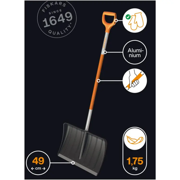 Скрепер для прибирання снігу Fiskars SnowXpert Snow Pusher (1062828) - фото 3