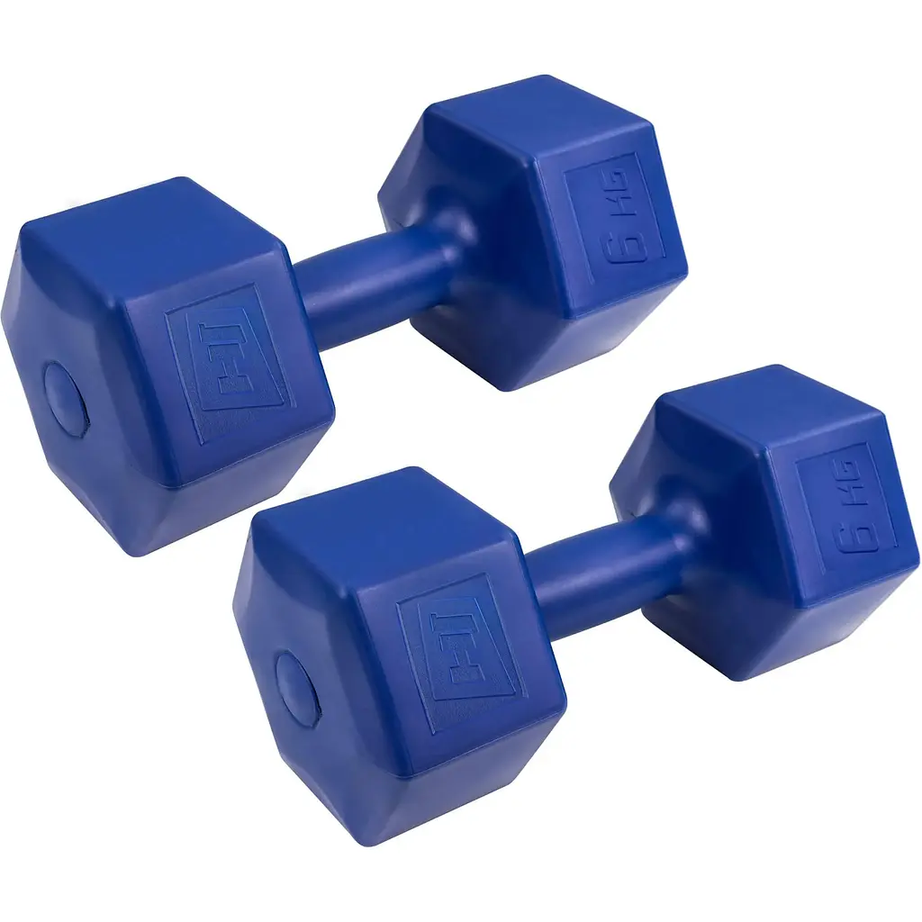 Гантели для фитнеса Hop-Sport HS-C060DH композитные 2х6кг - фото 2