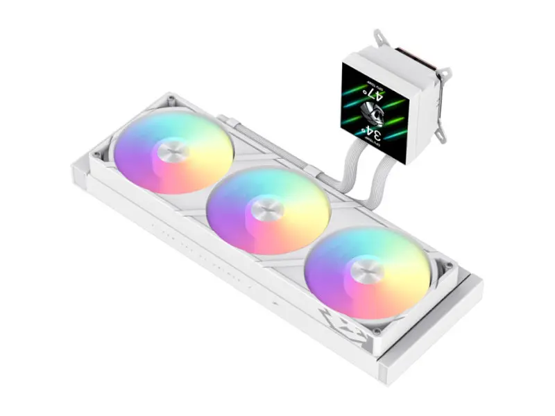 Водяне охолодження Gamemax Glacier 360 White - фото 3