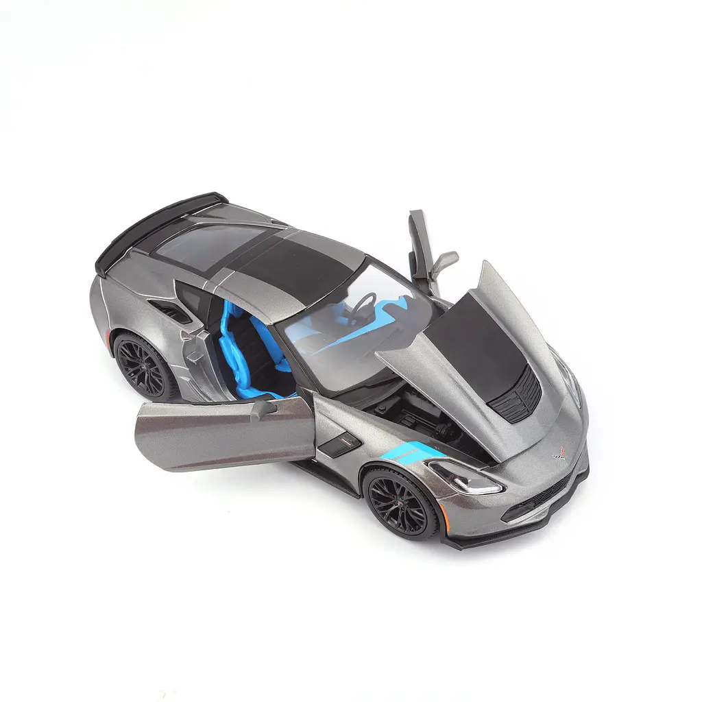 Ігрова автомодель Maisto Corvette Grand Sport 2017, сірий металік, 1:24 (31516 met. grey) - фото 6