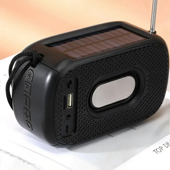 Портативна Bluetooth колонка з ліхтариком чорна TG632 5W IPX6 - фото 2