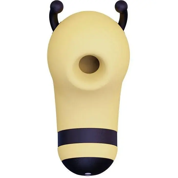 Вакуумний стимулятор з мікрострумами CuteVibe Beebe Yellow на палець - фото 2