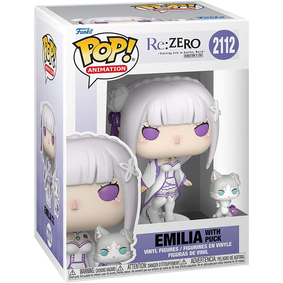 Набір ігрових фігурок Funko POP! серії Re:ZERO. Емілія з Паком (86515) - фото 2