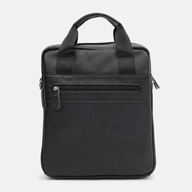 Чоловіча шкіряна сумка Keizer K18862bl-black - фото 3