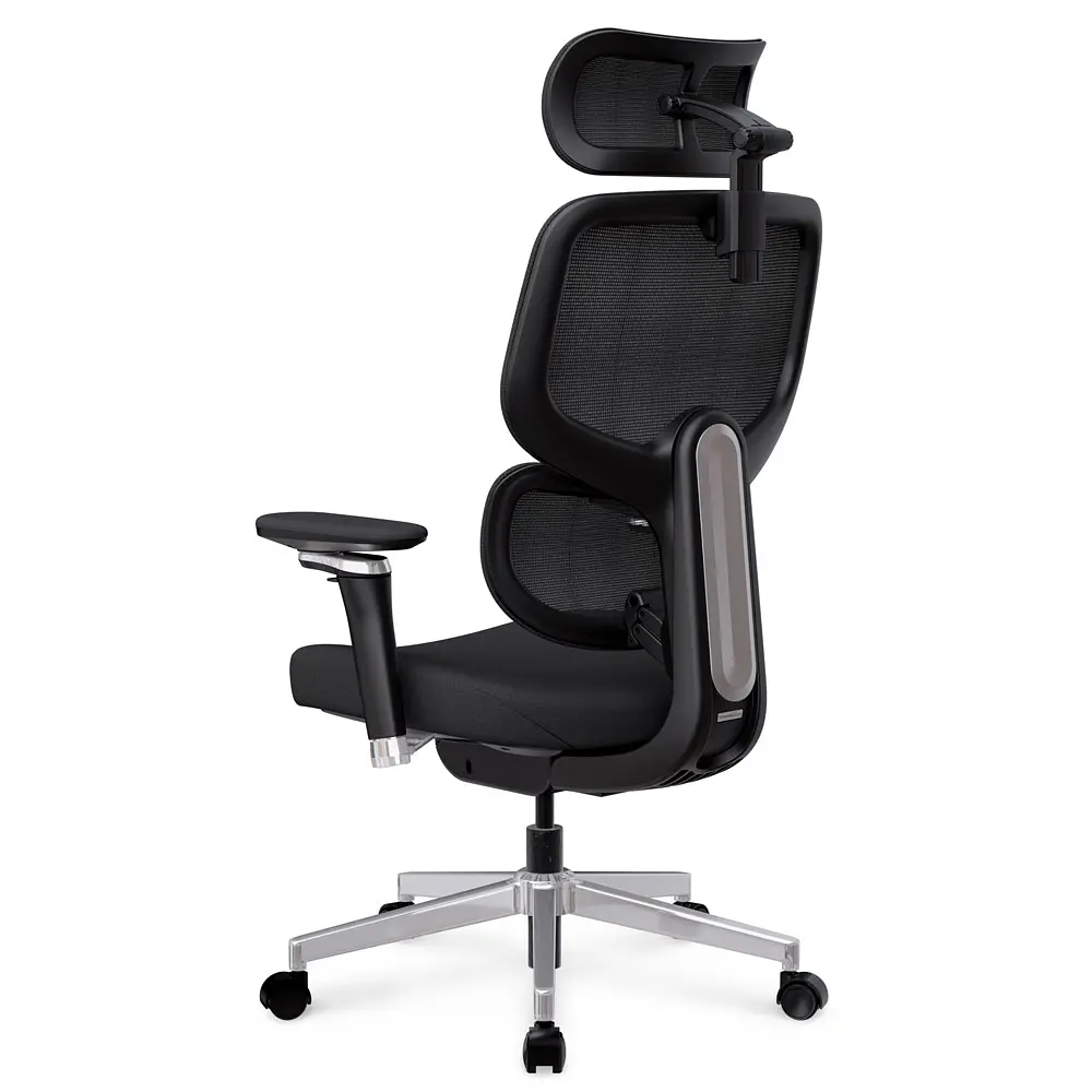 Крісло Mealux D2 Air Fabric Black (арт. HF-D2 F/B) - фото 6