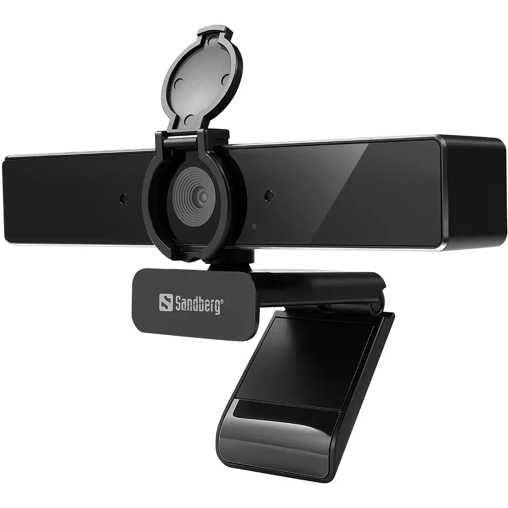 Веб-камера Sandberg 4K Webcam USB-A/USB-C connection, ENC, Remote control - фото 2