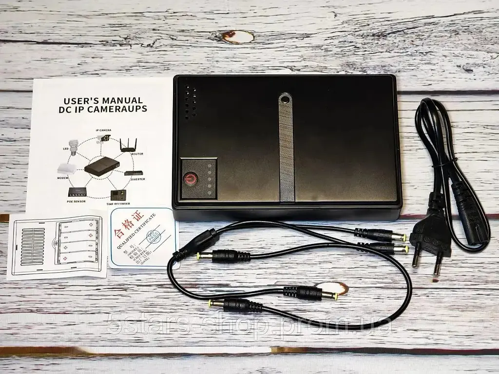 Джерело безперебійного живлення роутера - модема UPS GRAND DC1018L 11600 mAh 4 акумулятори по 2900 маг - фото 2