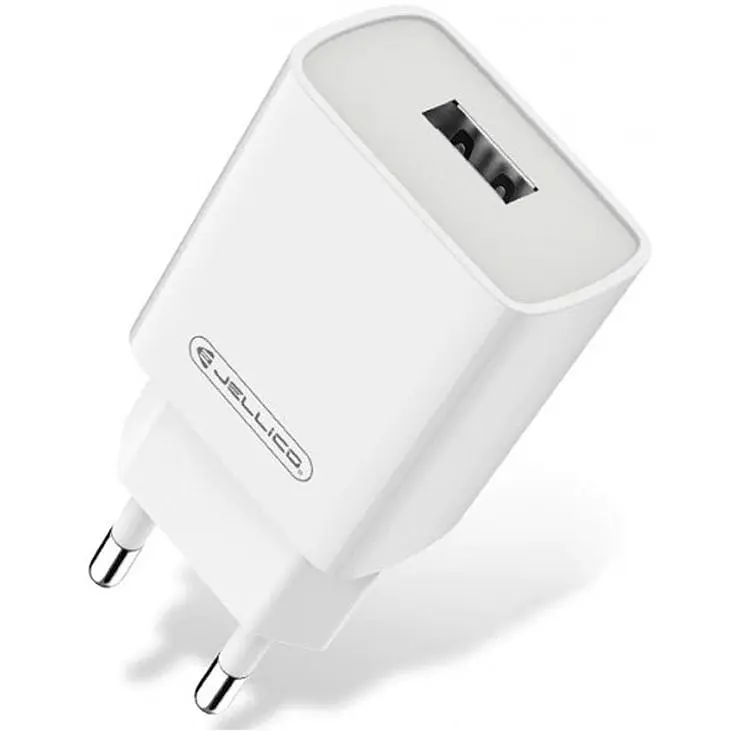 Сетевое зарядное устройство Jellico C5T 1USB 2.1A + Type-C cable White - фото 3