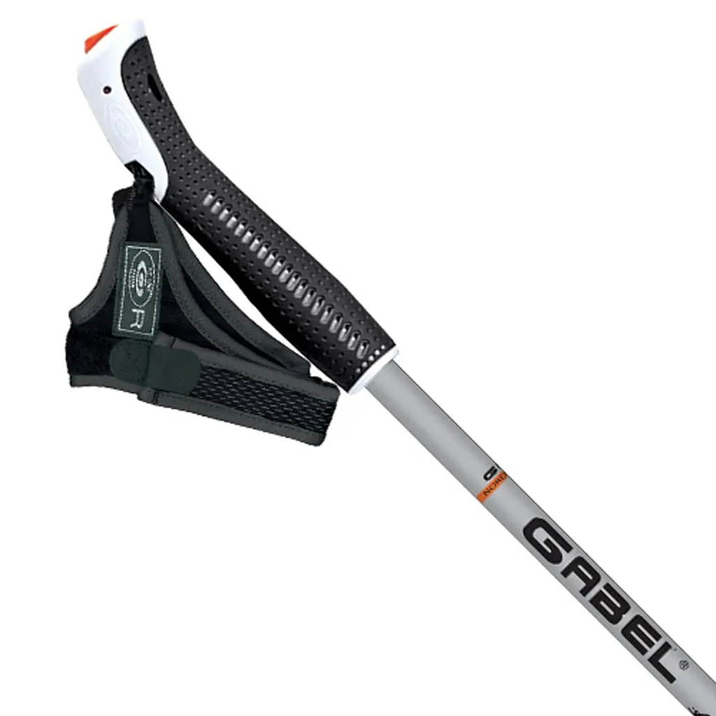 Палиці для скандинавської ходьби Gabel X-1.35 Black/Orange 125 (7008361141250) фіксованої довжини - фото 2