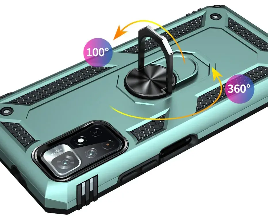 Панель BeCover Military для Poco M4 Pro 5G Dark Green (707123) - фото 2