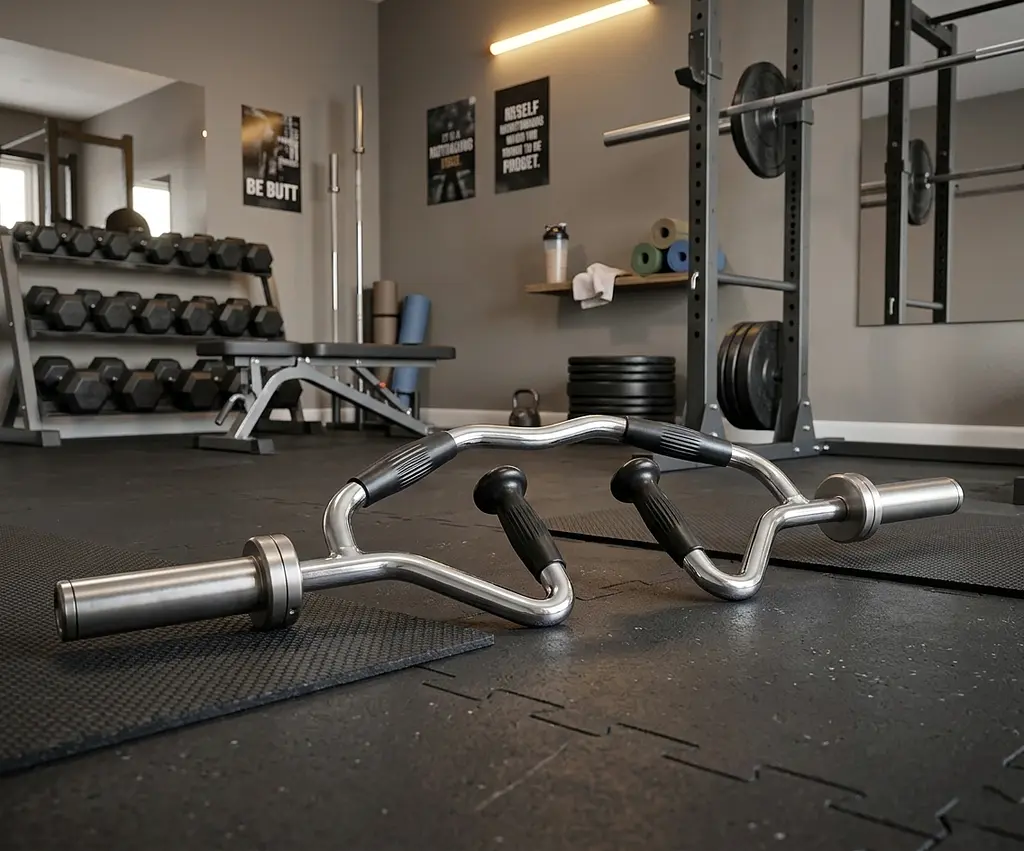 Гриф олімпійський Bi-Tri-Trap York Fitness 86см (50мм) з гумовими рукоятками - фото 2