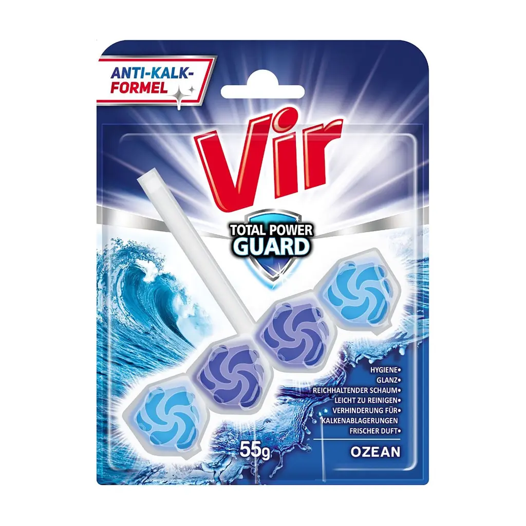 Туалетний блок Vir Total Power Guard Океан 55 г (3801003002193)