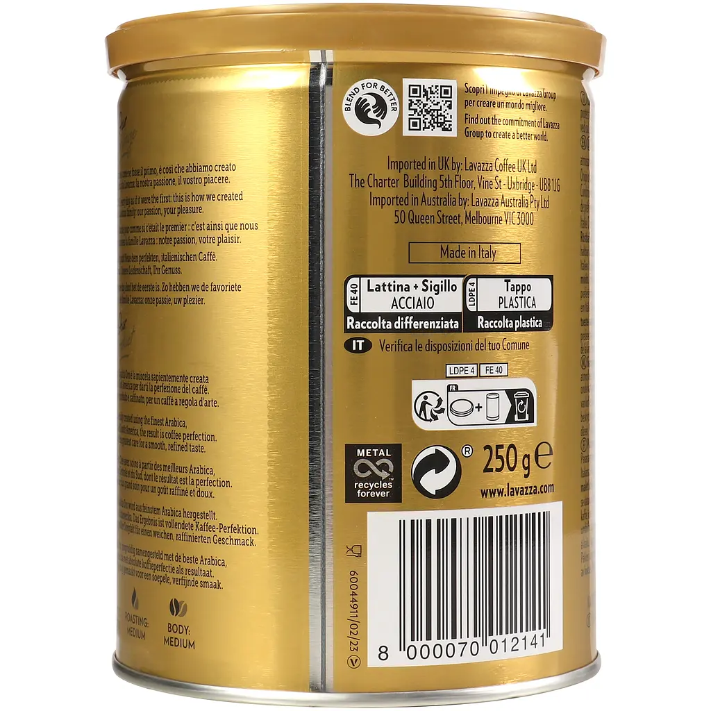 Кава мелена Lavazza Qualita Oro 250 г (4390) - фото 3