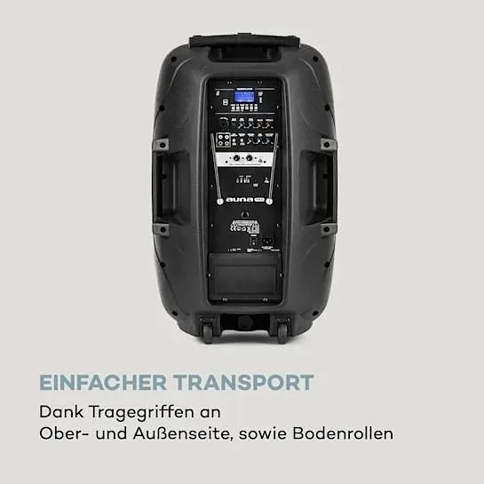 Мобильная акустическая система Auna Streetstar 2.0 12 BT USB/SD/MP3 AUX (10031567) - фото 5