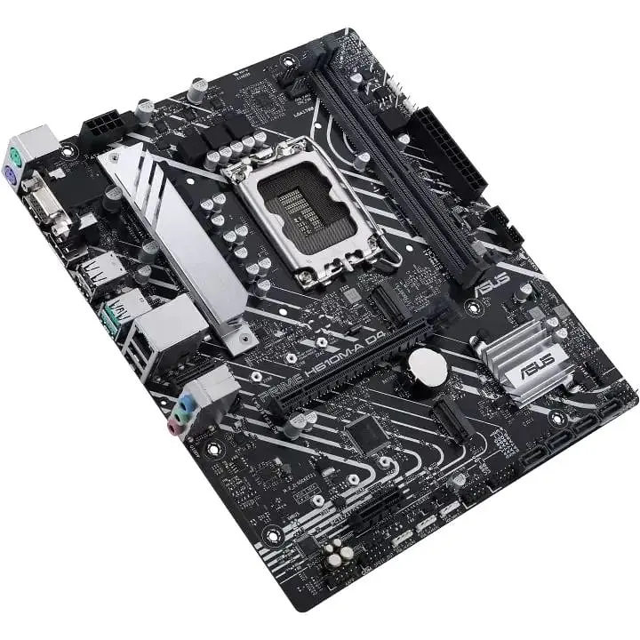 Материнская плата Asus Prime H610M-A D4-CSM s1700 H610 2xDDR4 M.2 HDMI-VGA-DP mATX - фото 4