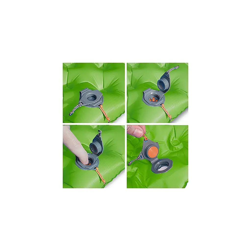 Килимок надувний Sea To Summit Air Sprung Comfort Light Insulated Mat Large Салатовий - фото 2