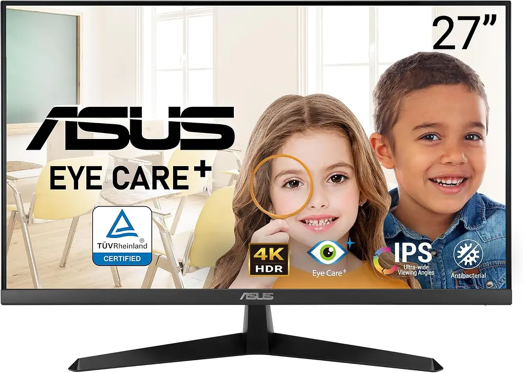 Монитор Asus 27" VY27UQ 2x HDMI DP MM IPS 3840x2160 sRGB 99% AdaptiveSync HDR10 teh0014153 - фото 2