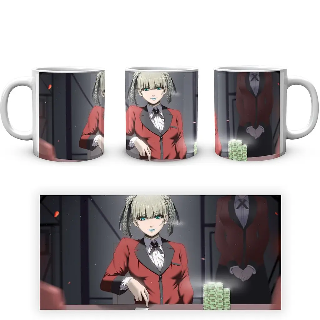 Кухоль GeekLand Шалений азарт Kakegurui Кірарі Момобамі KI.02.17 330 мл білий - фото 4