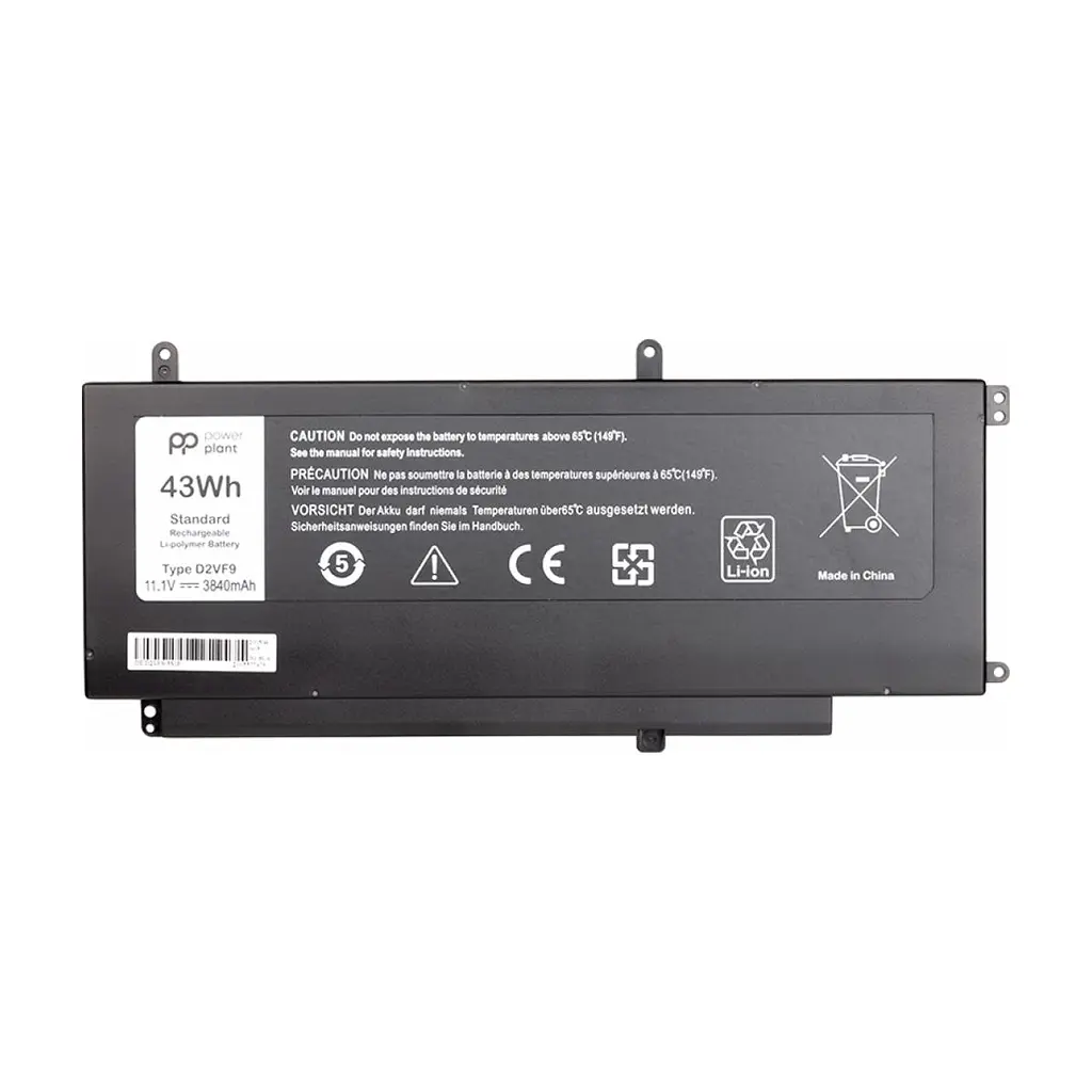 Акумулятор до ноутбука DELL Inspiron 15 7547 (D2VF9) 11.1V 3840mAh PowerPlant (NB441112)