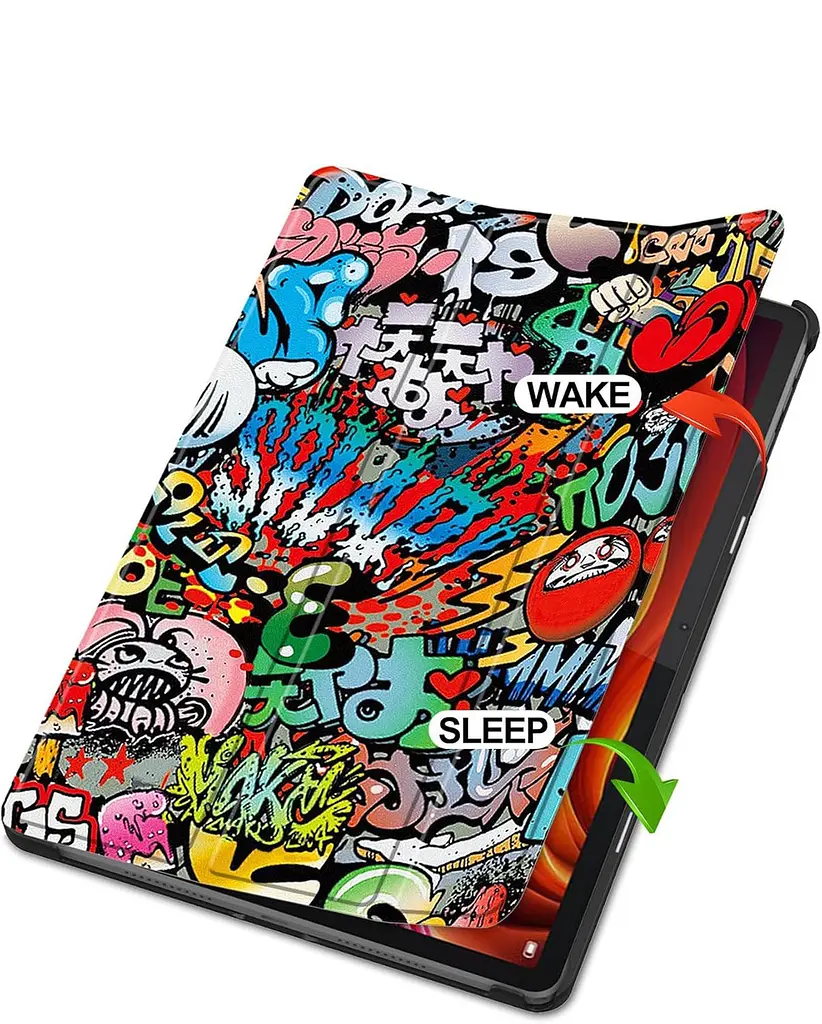 Чохол-книжка BeCover Smart Case для Lenovo Tab K11 Plus TB-352F 11.45" Graffiti (711856) - фото 4