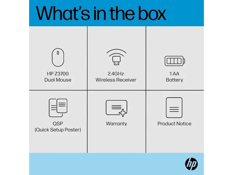 Миша HP Z3700 Dual Black (758A8AA) - фото 8