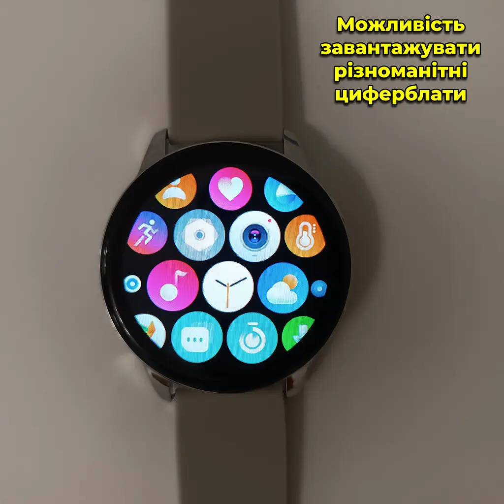 Смарт годинник T2 Pro Active 2 Bluetooth, встановлення свого фону, прийняття/здійснення дзвінків Білий - фото 4