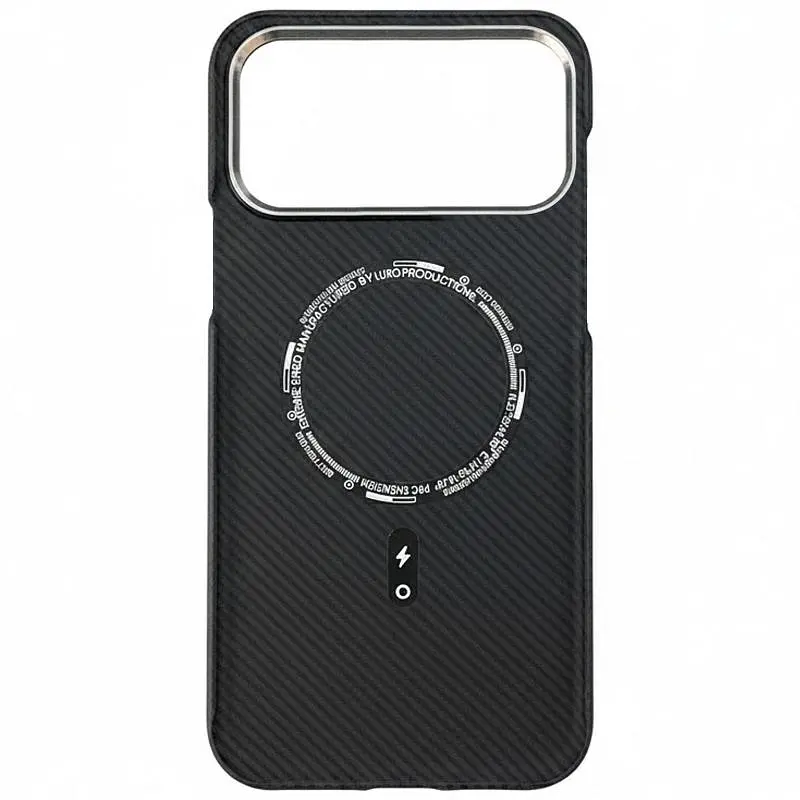 Чехол PC Pitaka with MagSafe для Apple iPhone 17 Pro (6.3) Black / Grey - фото 3