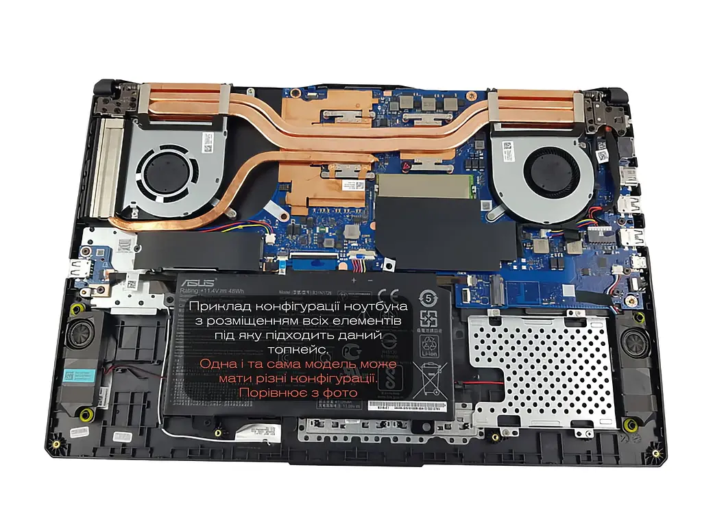Топкейс ноутбука / верхня панель та клавіатура для ноутбука Asus TUF Gaming FA706, FX706, TUF706, TUF766 (90NR03K1-R32UA0) Оригінал від Asus, Верхня панель клавіатури - фото 3