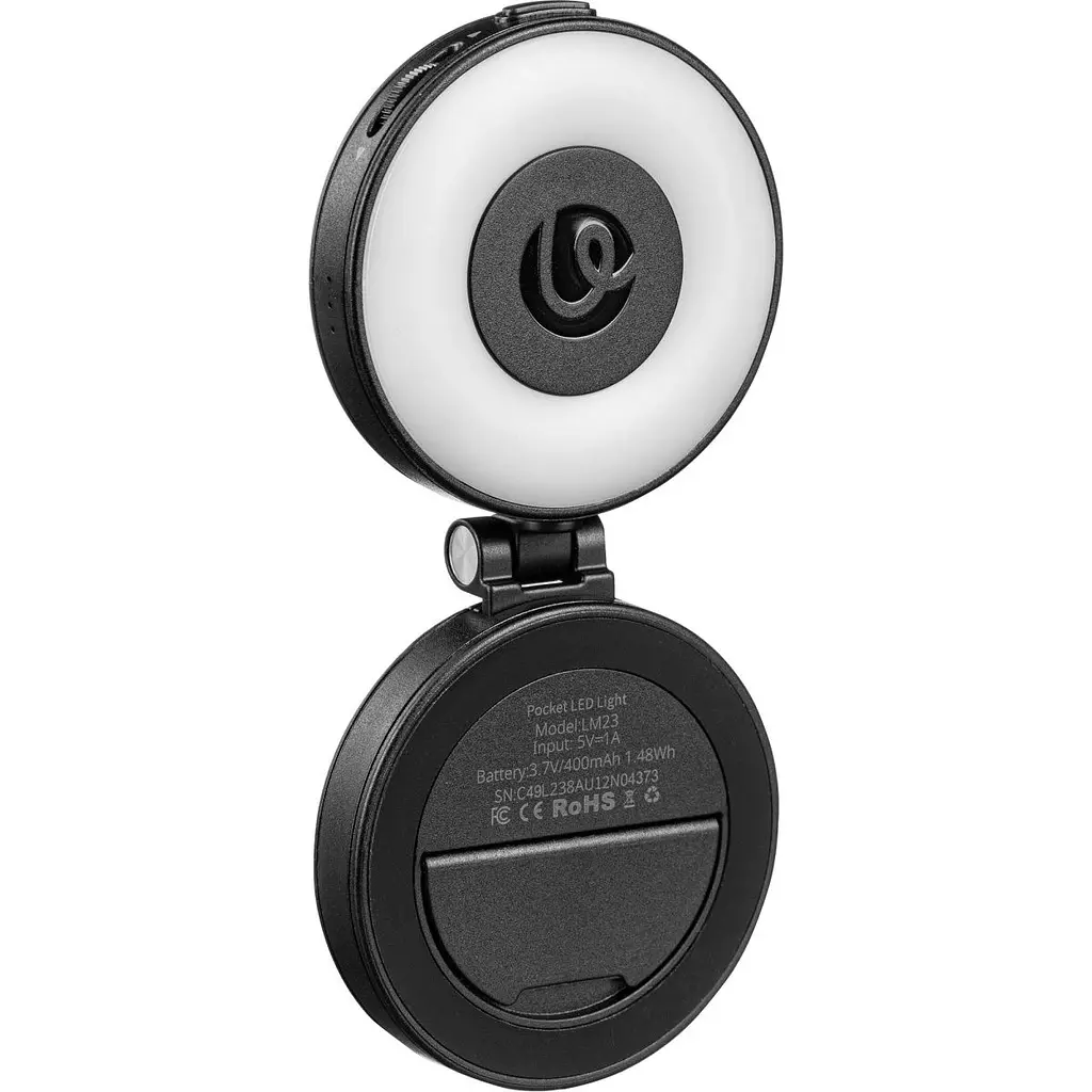 Накамерне світло Ulanzi LM23 Magnetic with Mirror Black (L238A) [168649] - фото 8