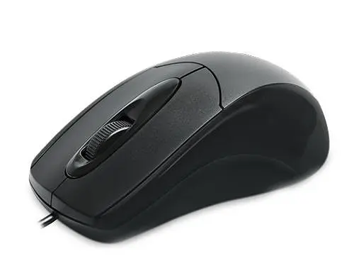 Миша REAL-EL RM-207, чорний, USB, оптична, 1000 dpi, 3 кнопки, 1,2 м