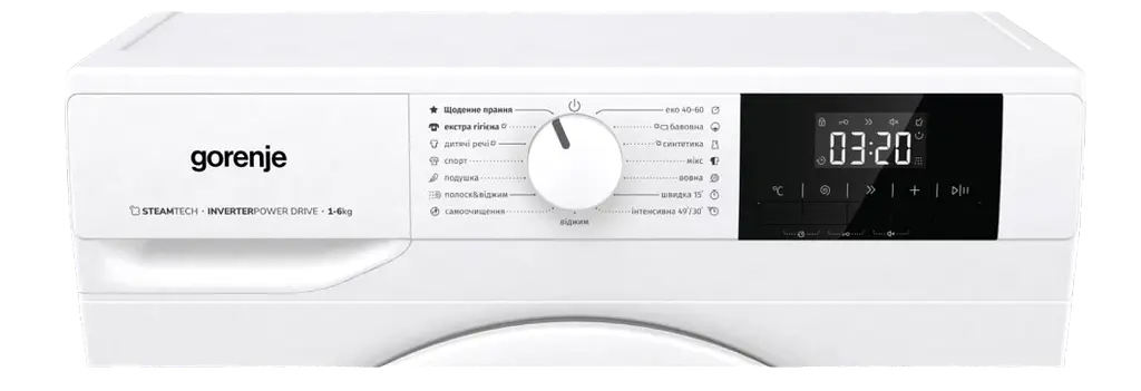 Пральна машина автоматична Gorenje WNGPI61SBS/UA (WFG16010) (7094137) - фото 3
