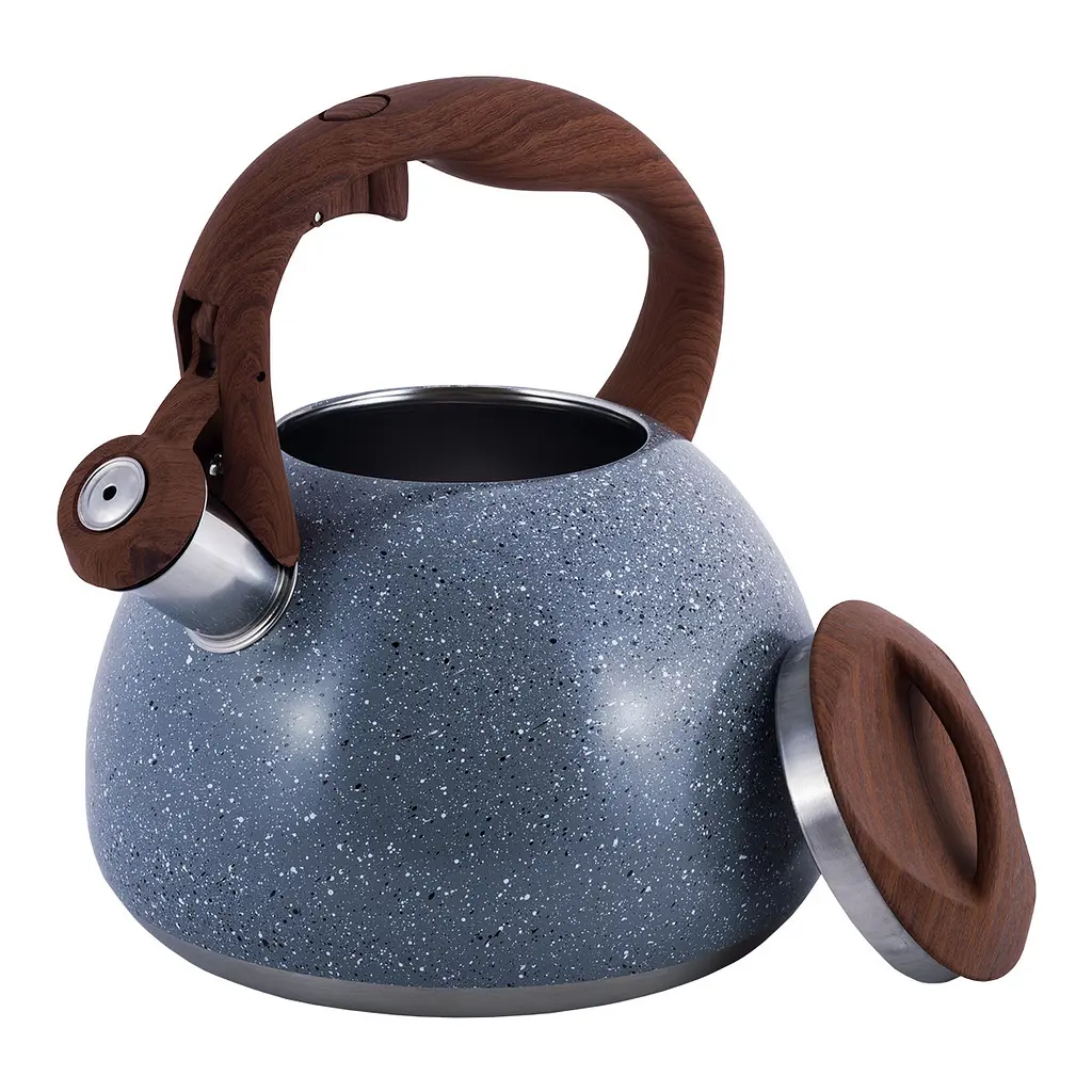 Чайник із свистком Kamille KM-0699 Grey 2,8 л - фото 5