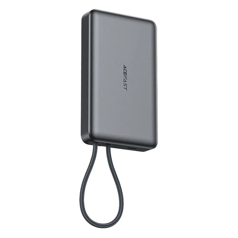 Павербанк Acefast Magnetic Wireless Black 10 000 mAh / 22.5 Вт (6974316284017) - фото 4