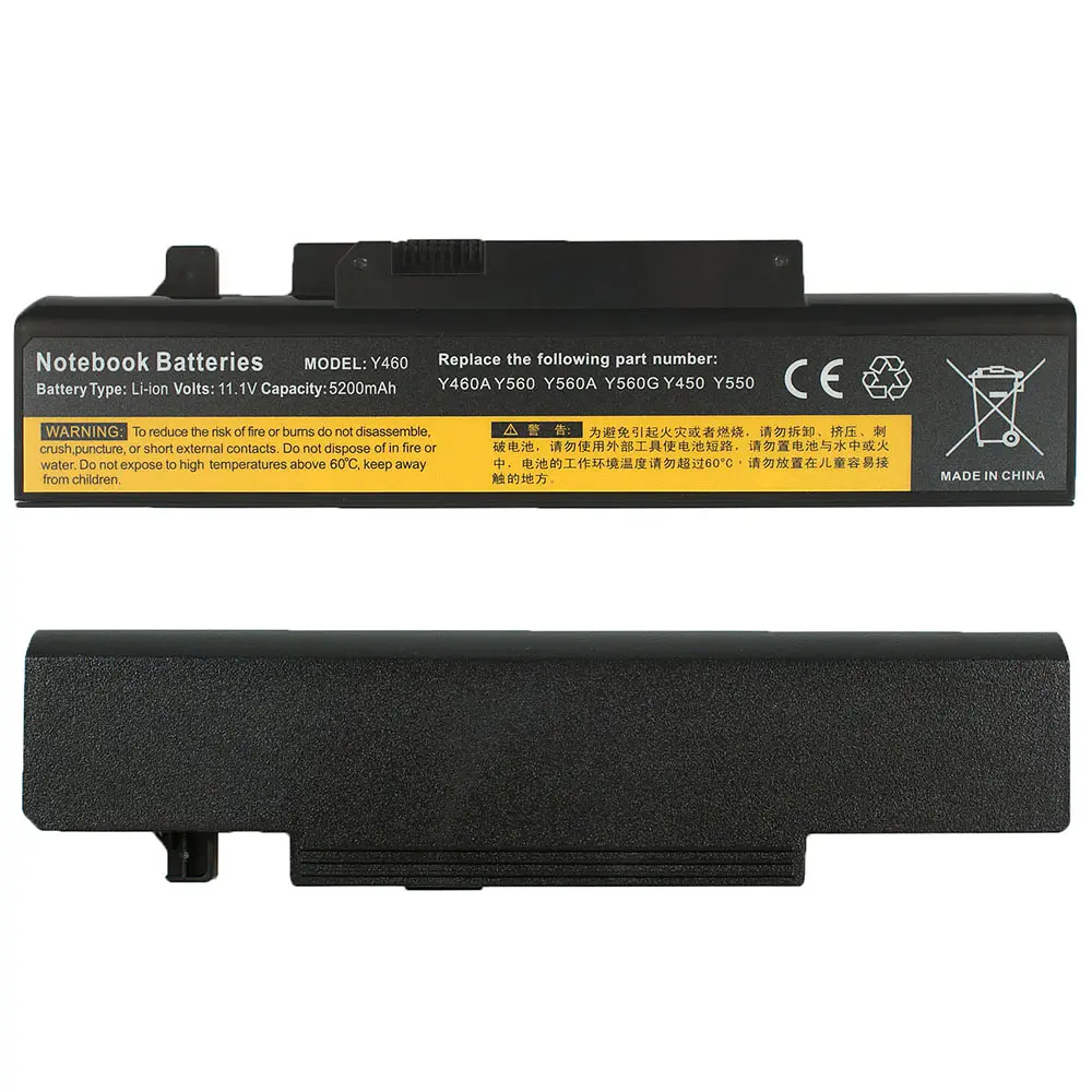 Акумулятор Lenovo 57Y6440 (IdeaPad Y460, B560, V560, Y560) 10.8V 5200 mAh Black - фото 2