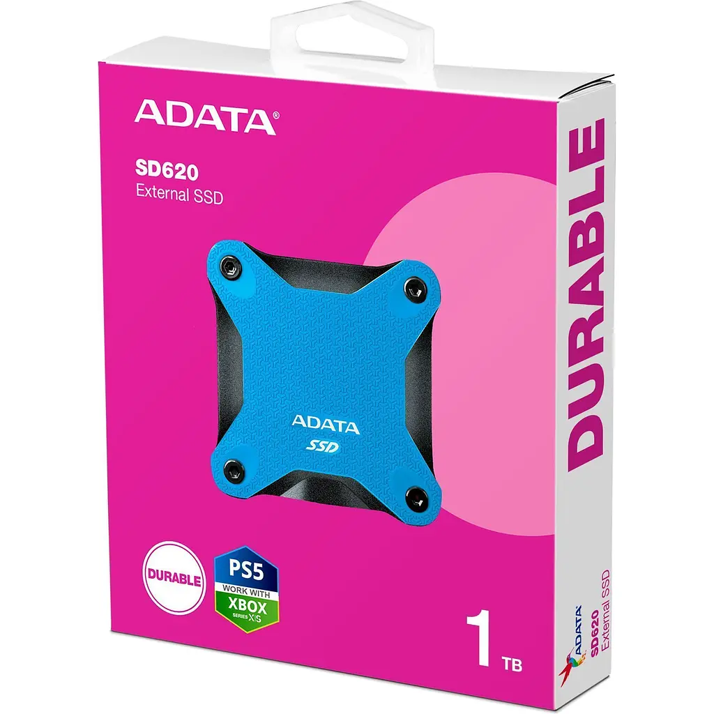 Зовнішній SSD накопичувач ADATA SD620 1TB Blue (SD620-1TCBL) [155358] - фото 6