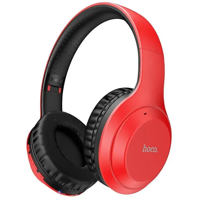 Навушники Bluetooth Hoco Fun move BT headphones W30 червоні - фото 7