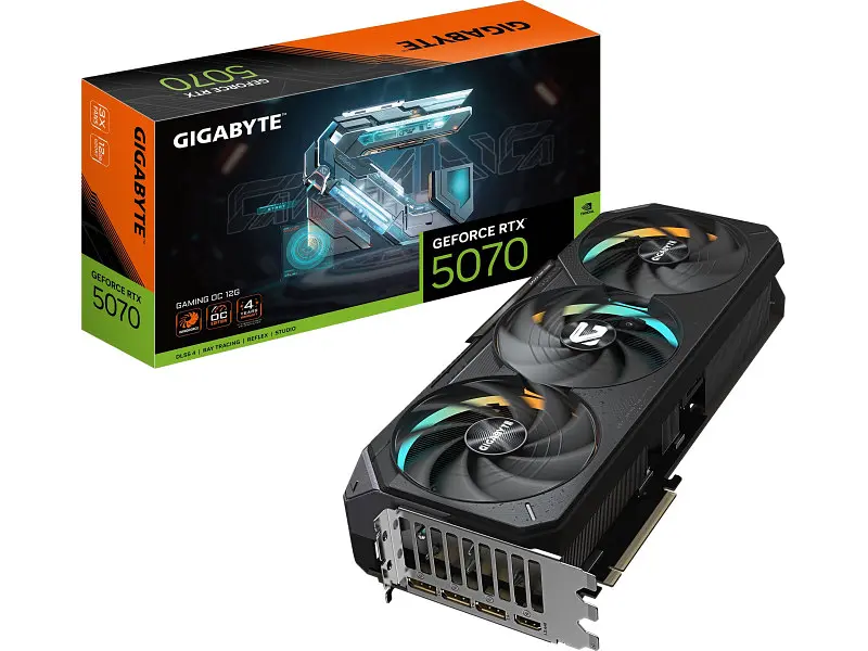 Видеокарта Gigabyte GeForce RTX 5070 Ti GAMING OC 16G (GV-N507TGAMING OC-16GD) - фото 4