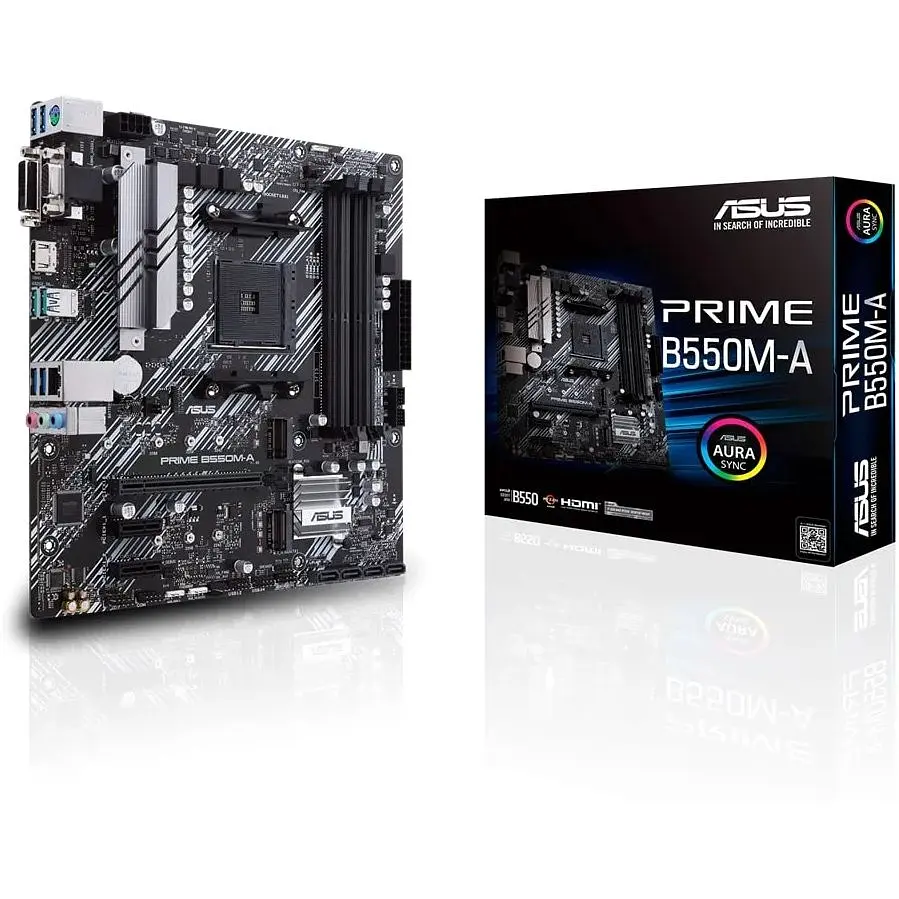 Материнська плата Asus Prime B550M-A sAM4 B550 4xDDR4 M.2 HDMI-DVI-VGA mATX - фото 8