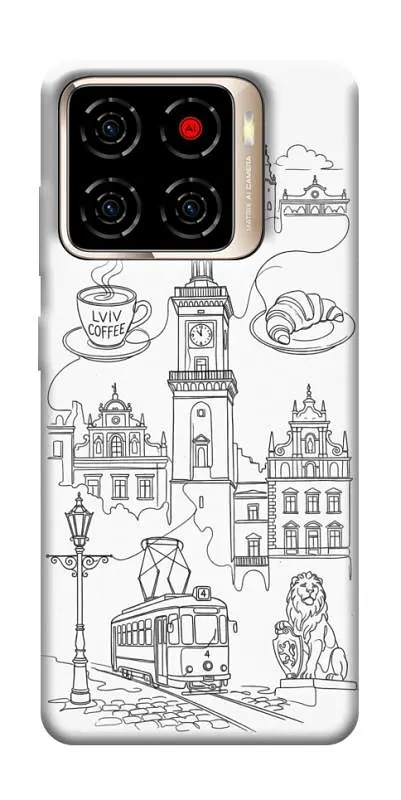 TPU чохол Demsky Lviv spirit для ZTE Blade A56