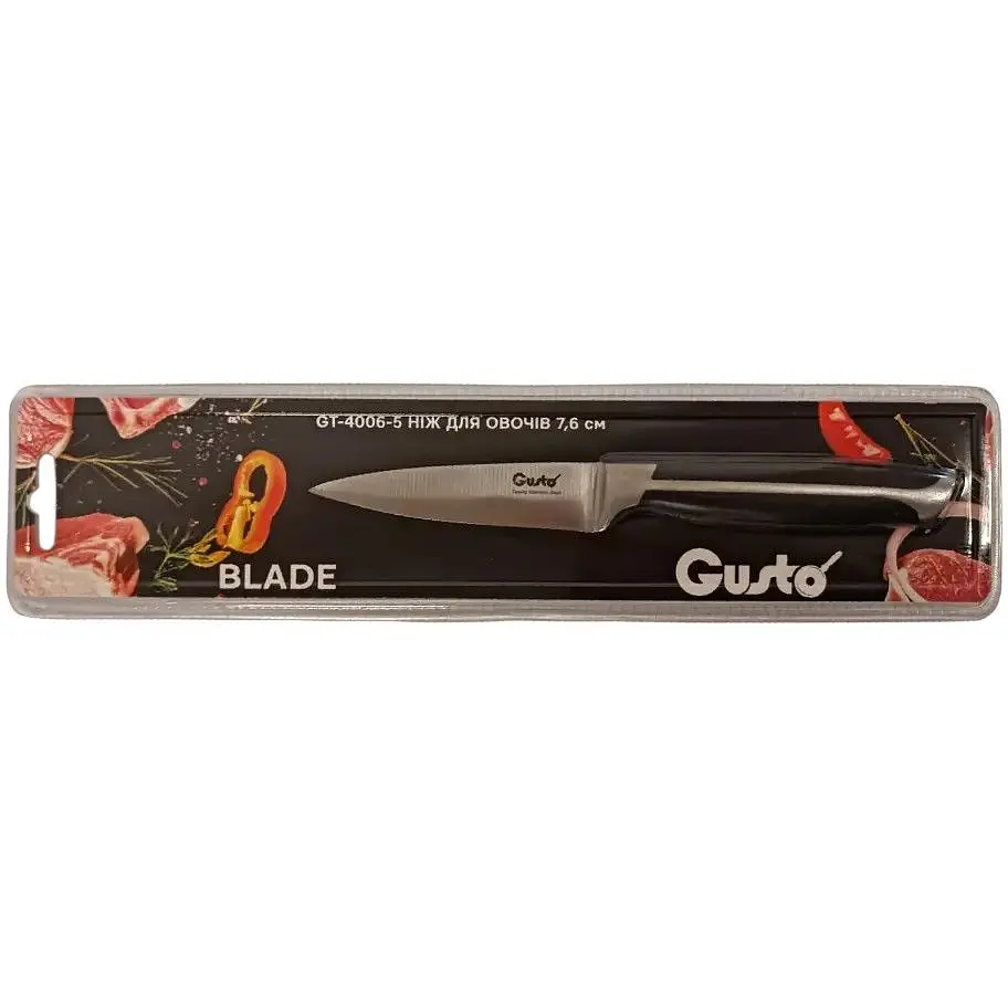 Нож для овощей Gusto Blade 7.6 см GT-4006-5 (149072) - фото 3