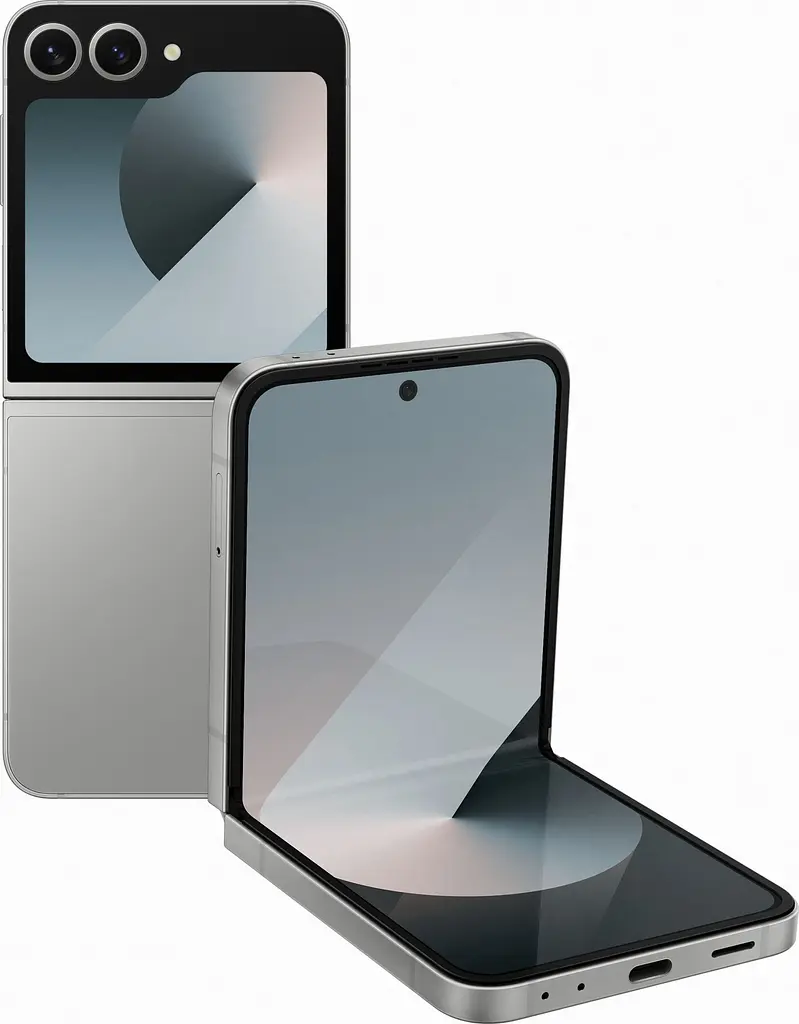Смартфон Samsung Galaxy Flip 6 12/512GB Silver (F741B) [NFC, 2 SIM/1 SIM + eSIM]
