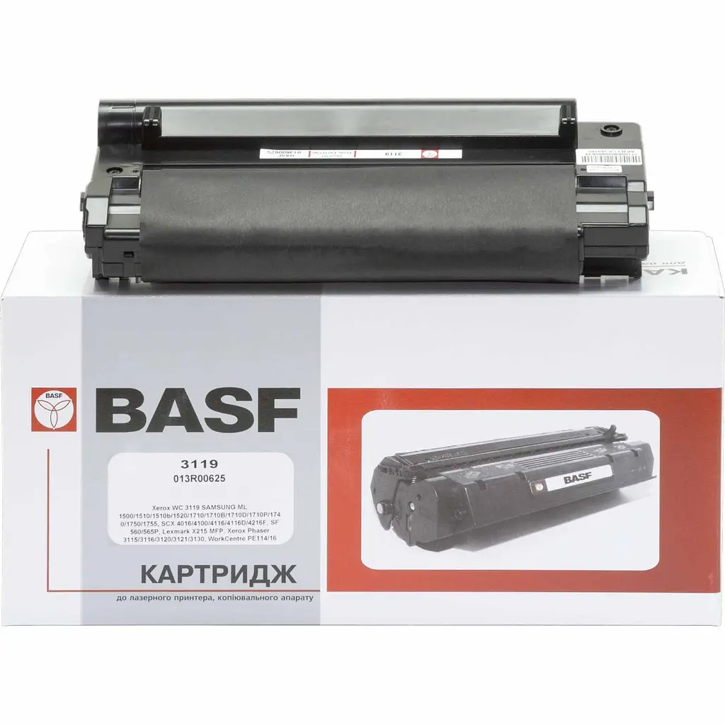 Картридж тон. BASF для Xerox WC 3119 аналог 013R00625 Black ( 3000 ст.) (BASF-KT-3119-013R00625)