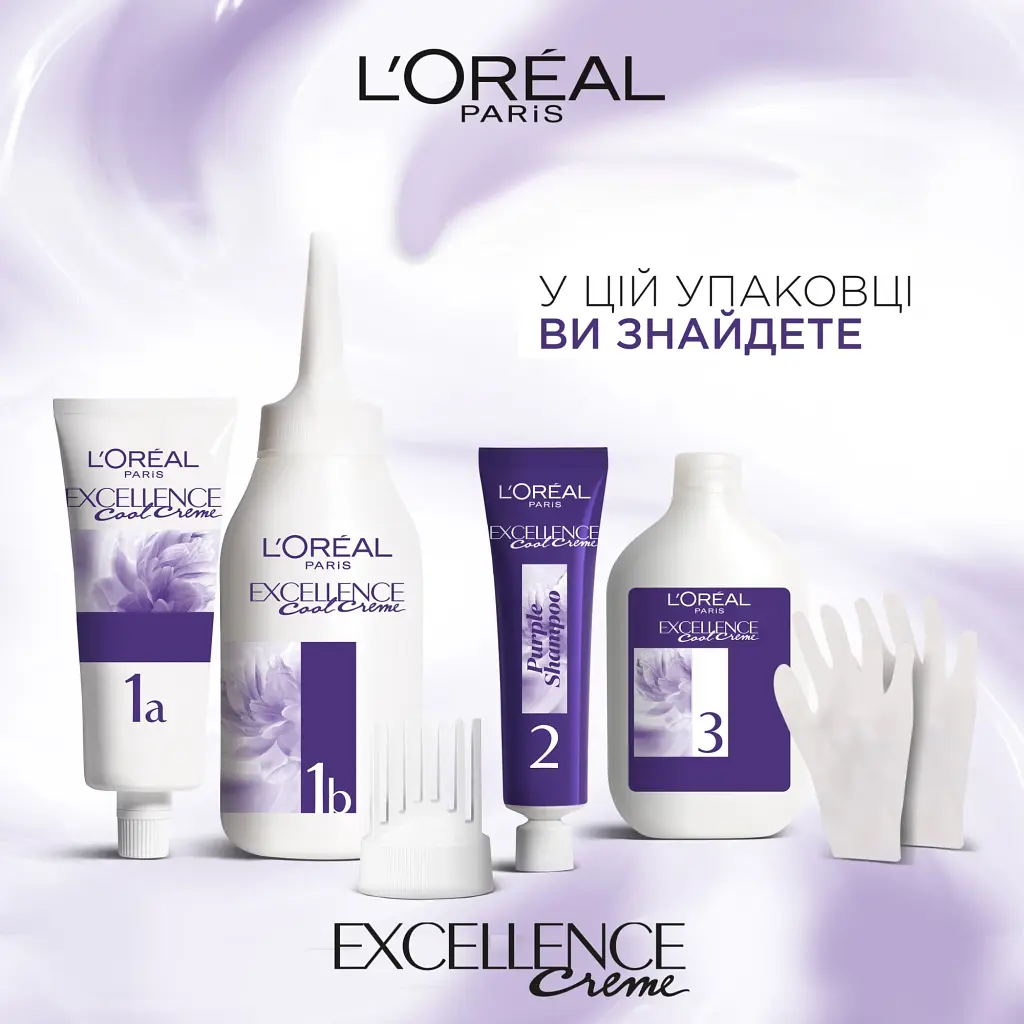 Крем-фарба для волосся L'Oreal Paris Excellence Crème 7.1 русявий попелистий 192 мл - фото 10