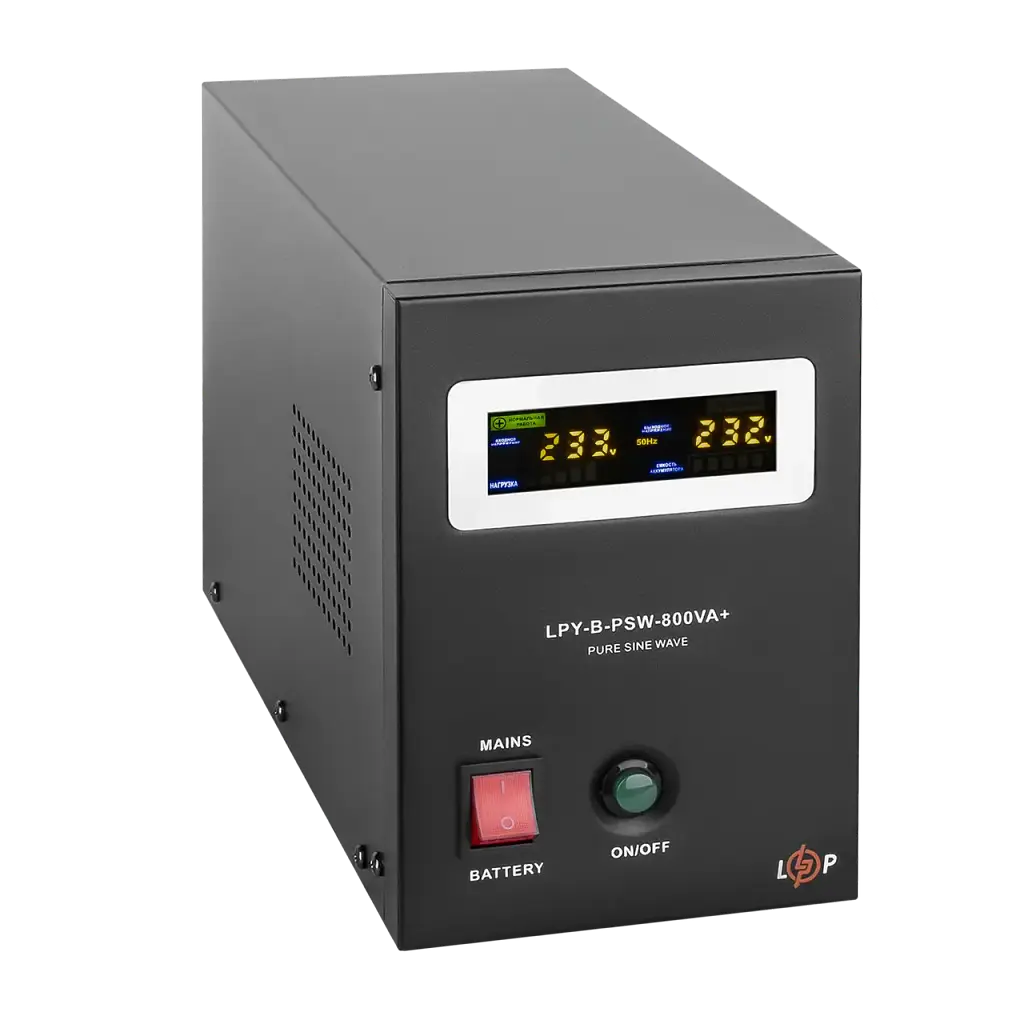 ИБП с правильной синусоидой 12V LPY-B-PSW-800VA+(560Вт) 5A/15A - фото 3