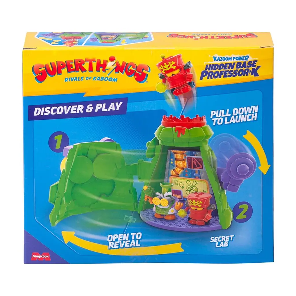 Ігровий набір SuperThings серії Kazoom Power - Прихована база Професора К - фото 6