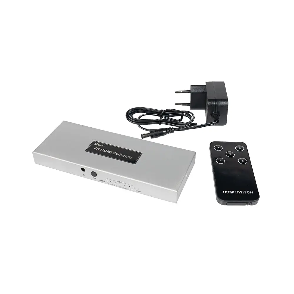 Комутатор 4K HDMI 5x1 Dtech DT-7451 (74-00060) - фото 7