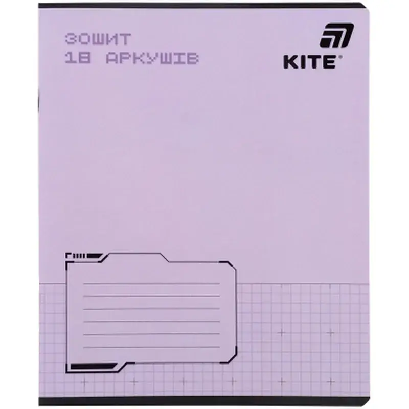 Зошит Kite One color, 18 аркушів, клітинка (K26-236-1) - фото 3